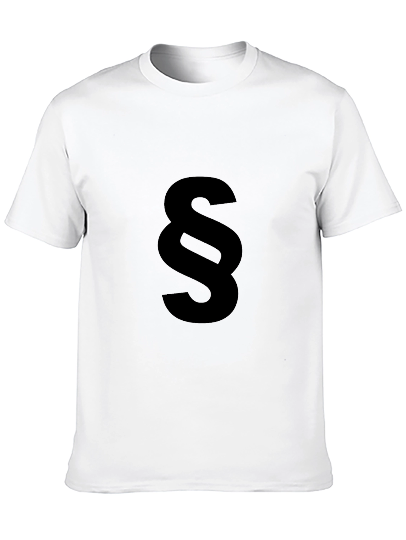Black Paragraph Symbol Tee - Stylish & Comfy