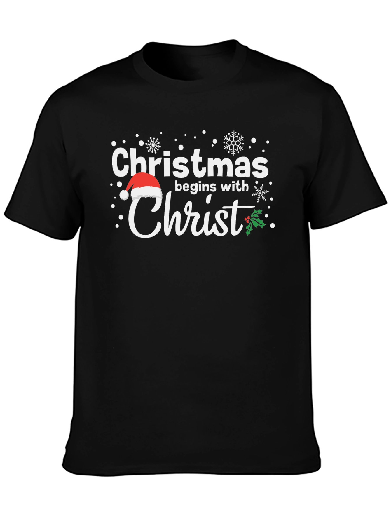 Christmas Begins With Christ T-Shirt