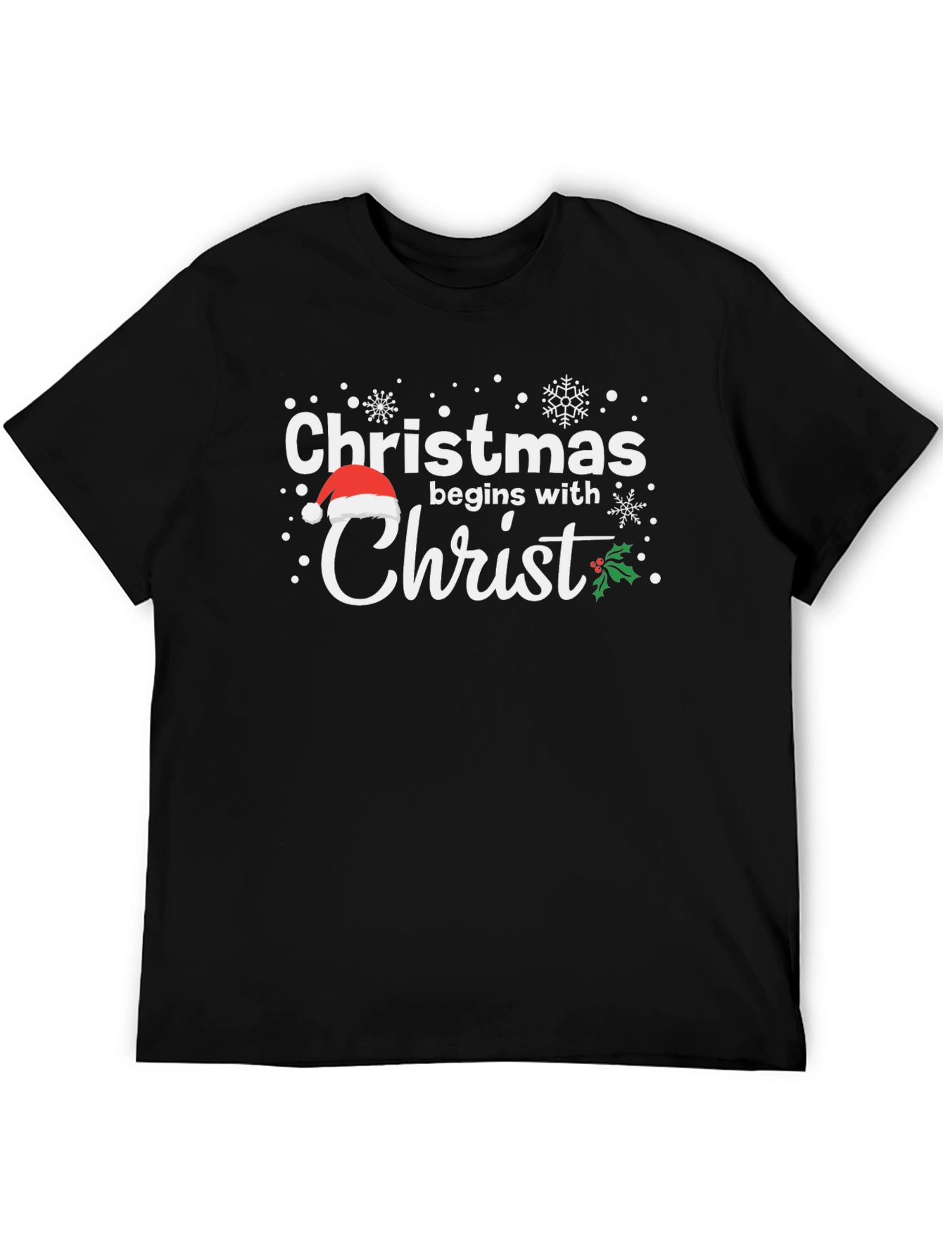 Christmas Begins With Christ T-Shirt