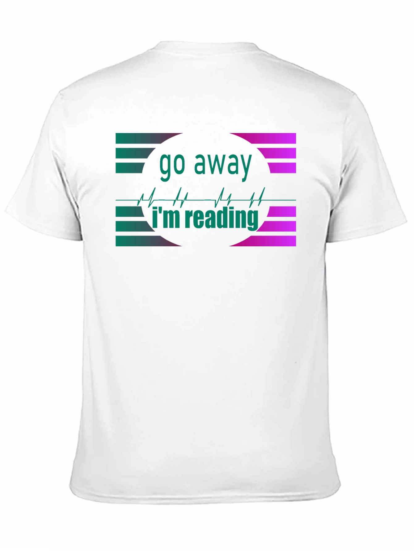 Go Away Im Reading Black T-Shirt