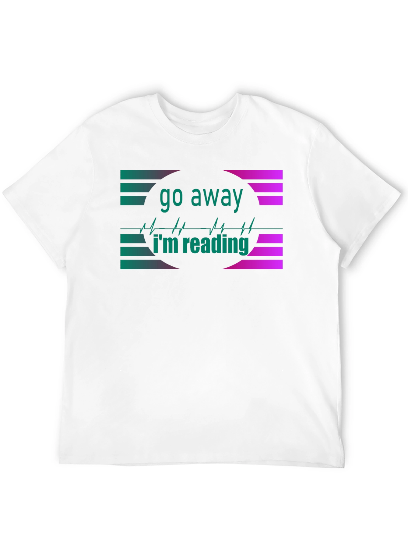 Go Away Im Reading Black T-Shirt