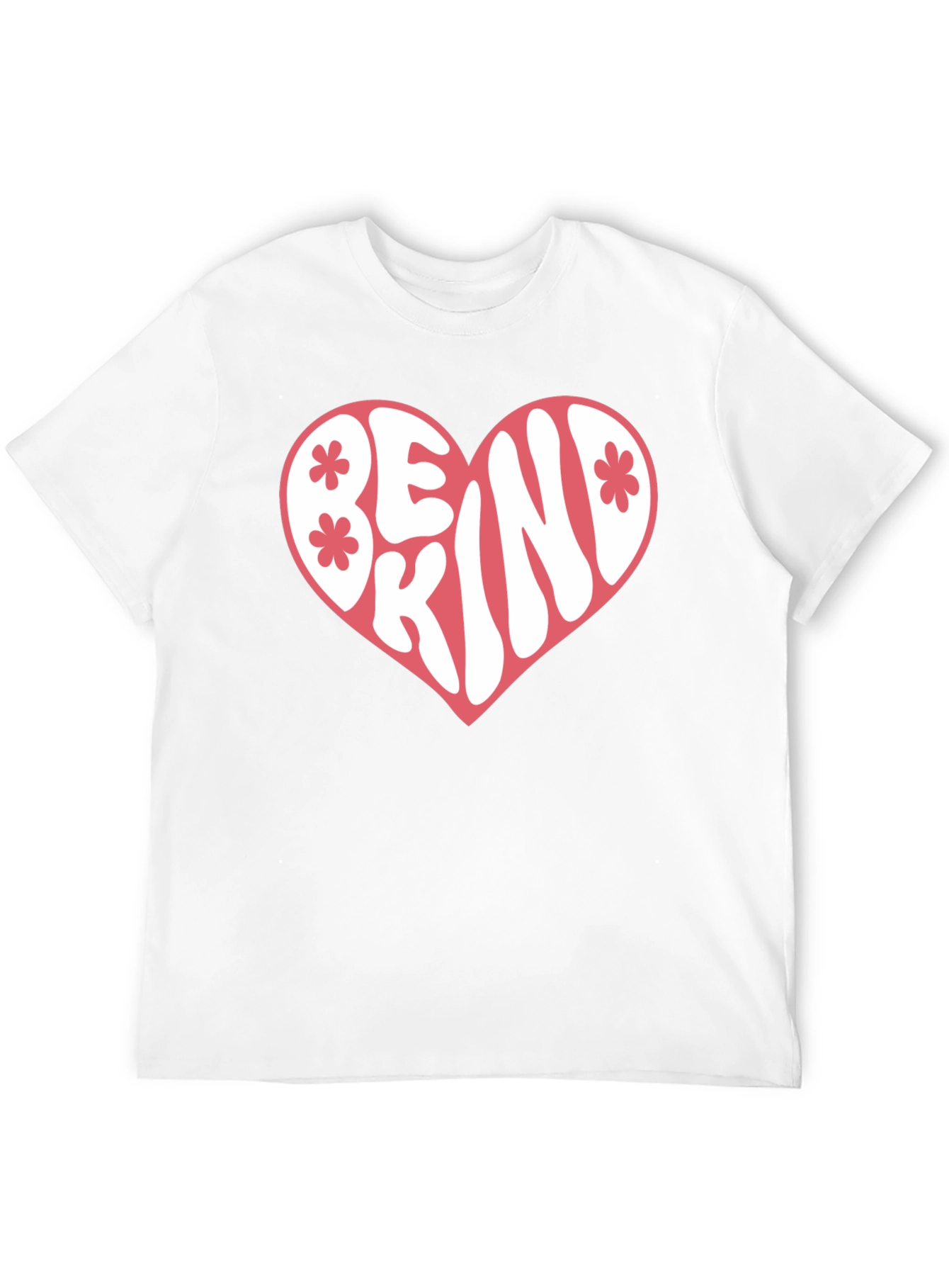 Be Kind Heart Graphic T-Shirt - Black