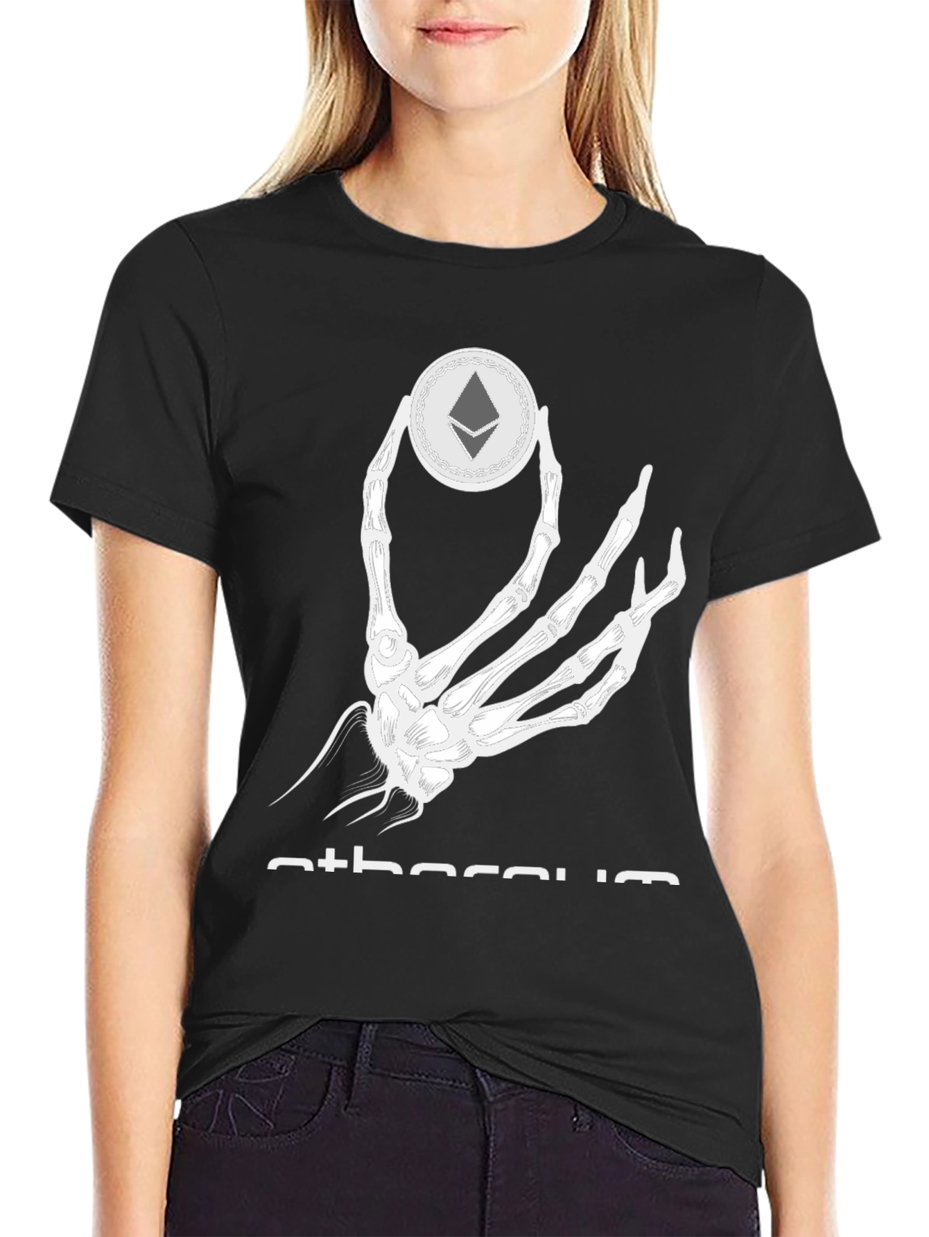 Ethereum Crypto Black Graphic Tee