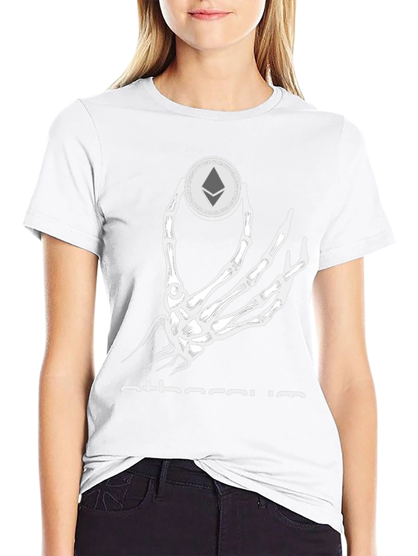 Ethereum Crypto Black Graphic Tee