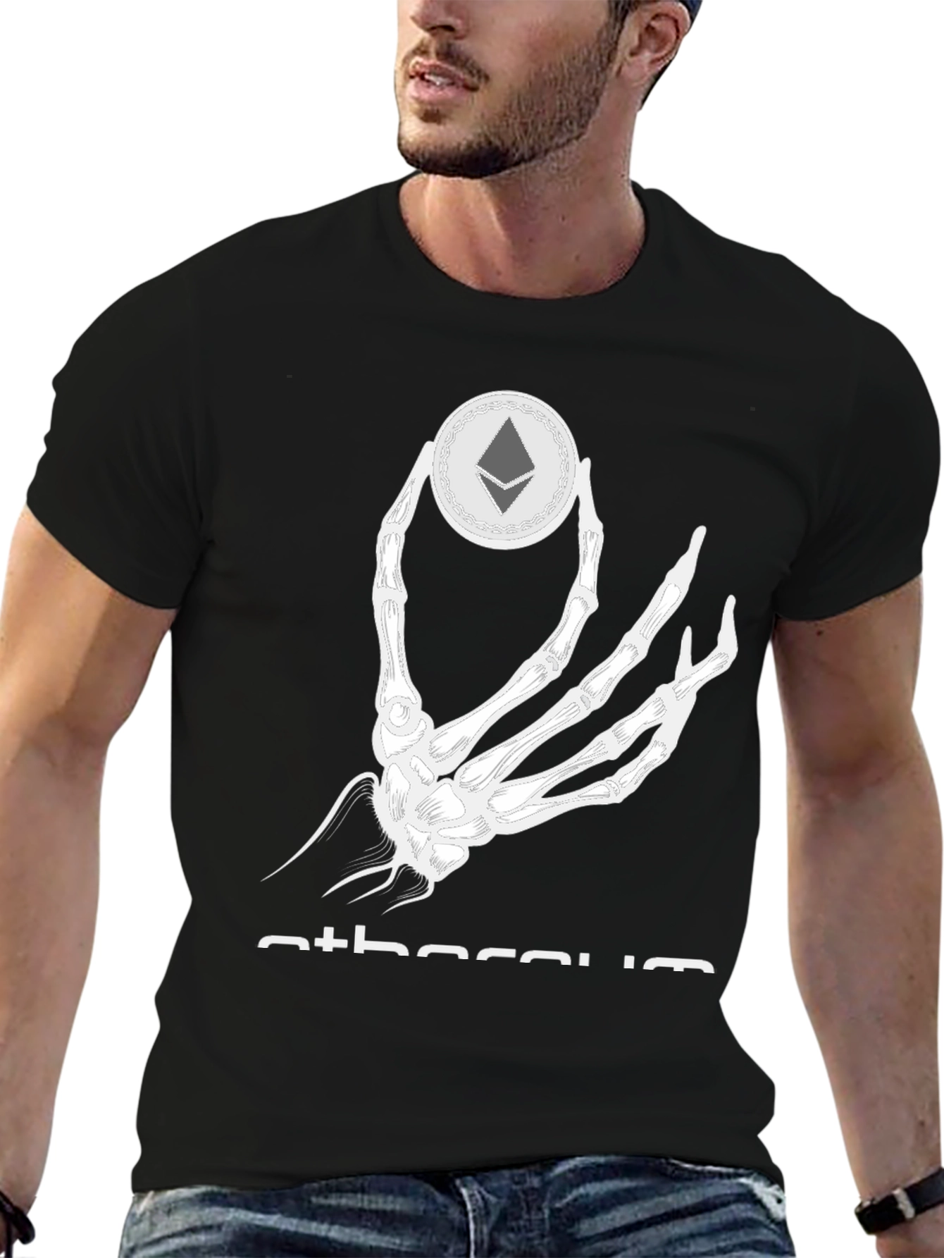 Ethereum Crypto Black Graphic Tee