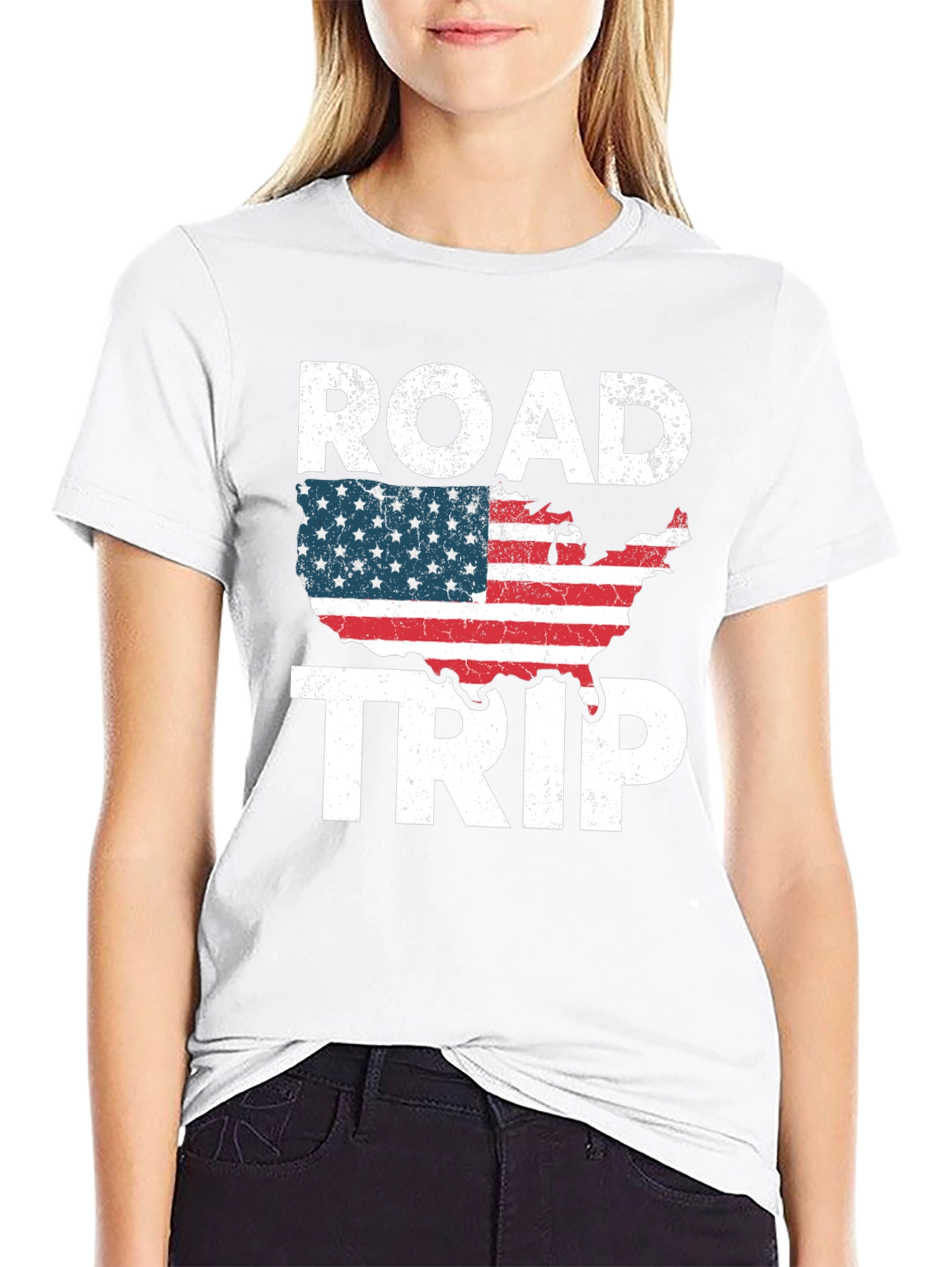 Road Trip USA Graphic T-Shirt - Americana Style