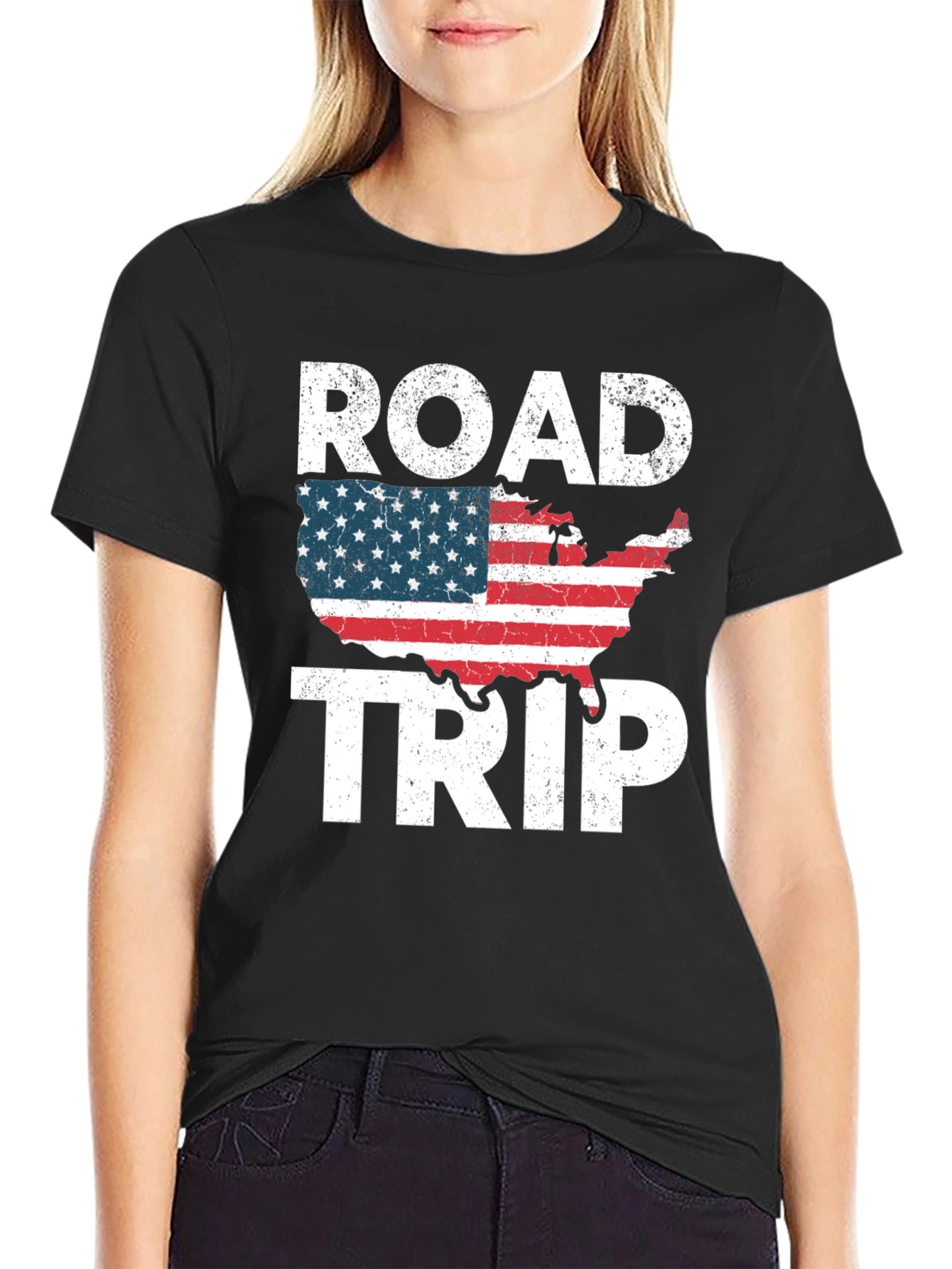 Road Trip USA Graphic T-Shirt - Americana Style