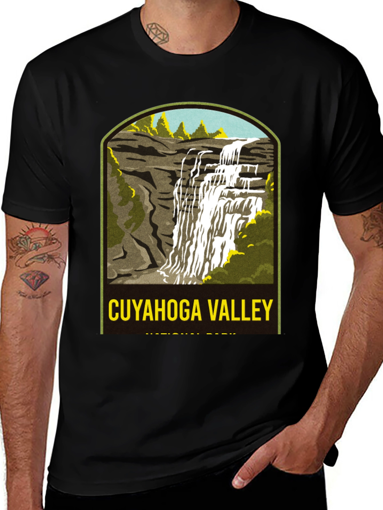 Cuyahoga Valley National Park Black T-Shirt