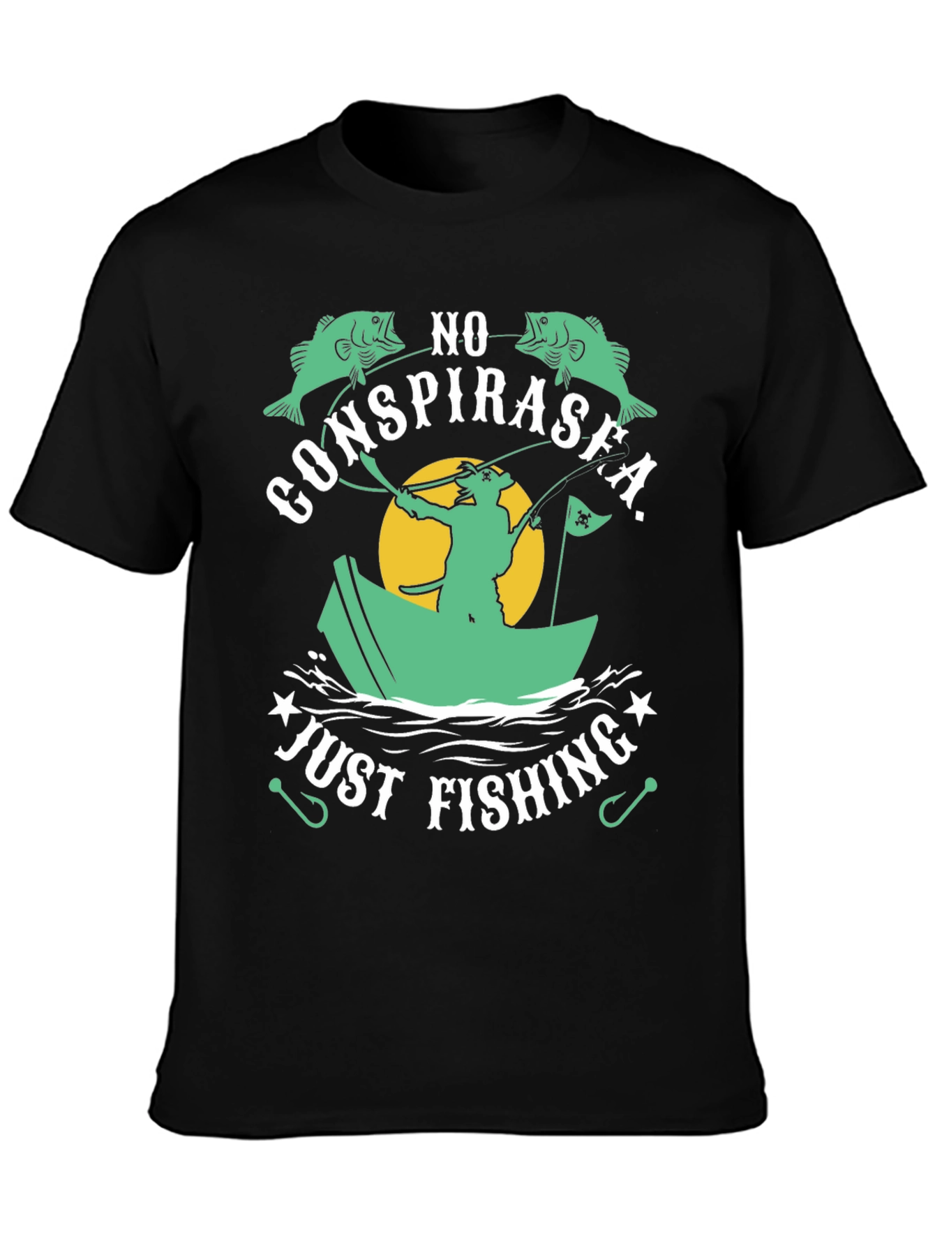 No ConspiraSea Just Fishing Graphic Tee