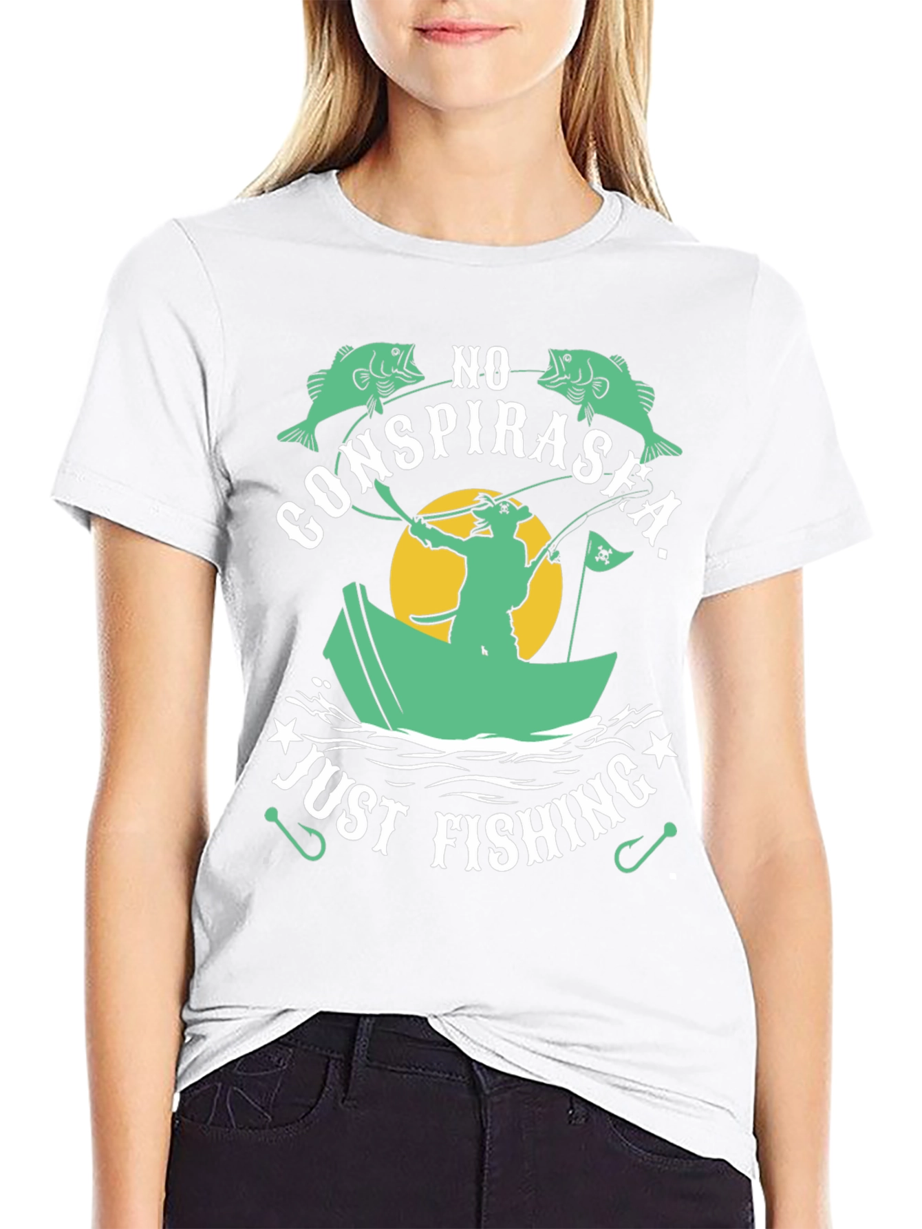 No ConspiraSea Just Fishing Graphic Tee