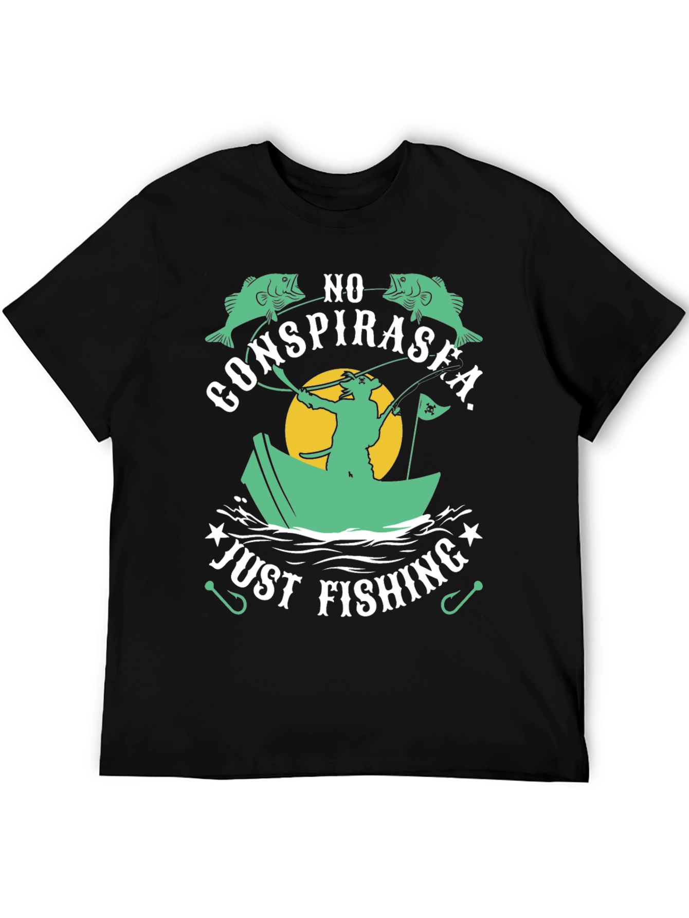 No ConspiraSea Just Fishing Graphic Tee