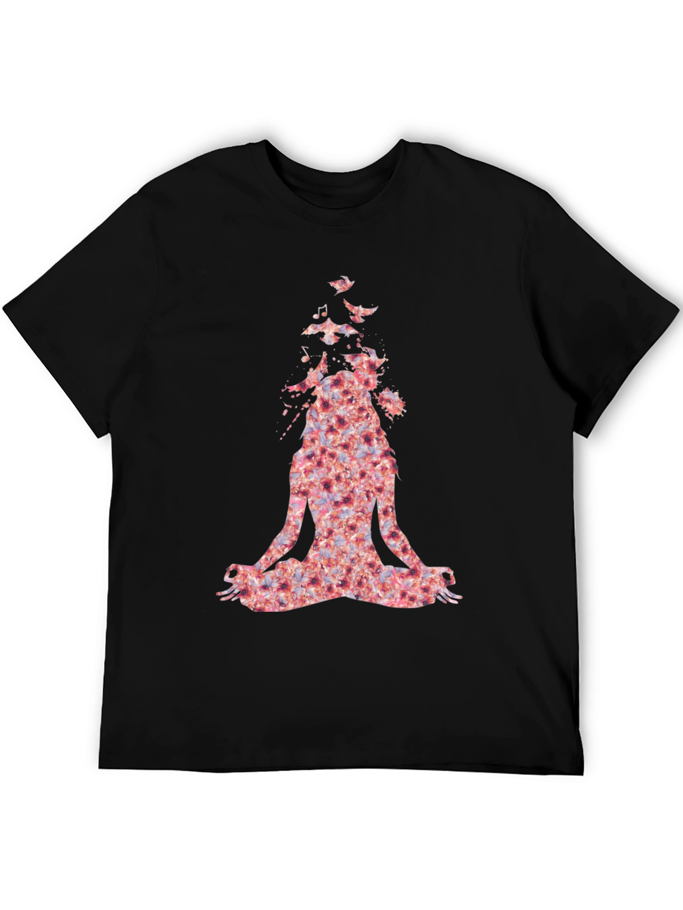Floral Yoga Meditation T-Shirt