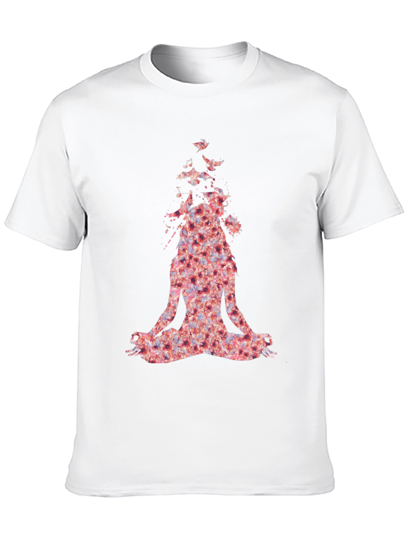 Floral Yoga Meditation T-Shirt