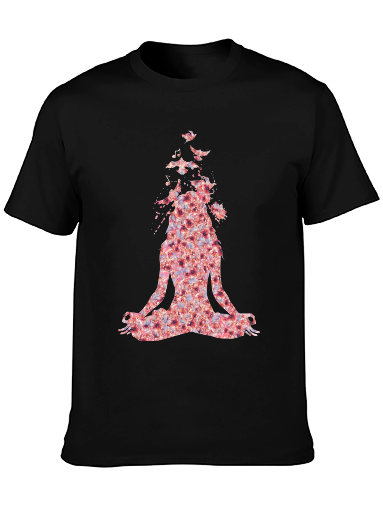 Floral Yoga Meditation T-Shirt