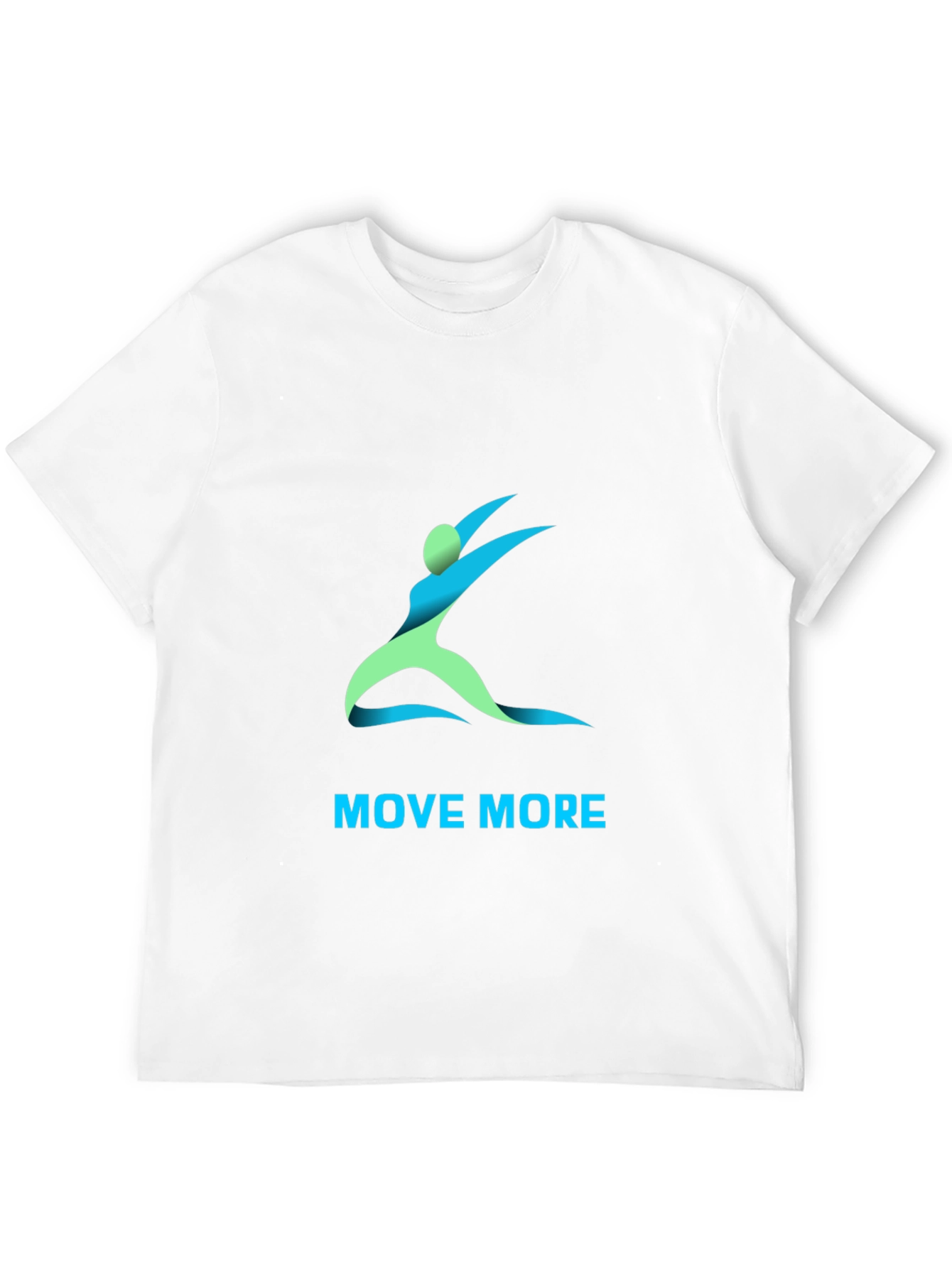 Move More Black T-Shirt - Stylish Active Wear