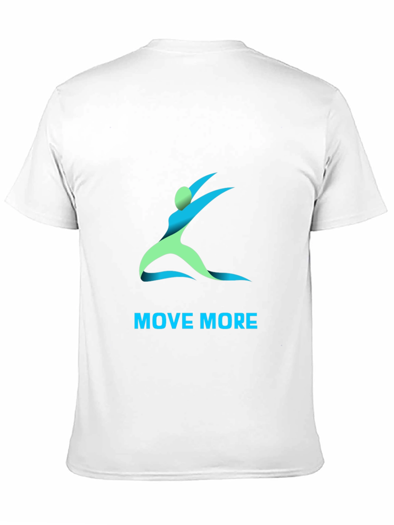 Move More Black T-Shirt - Stylish Active Wear
