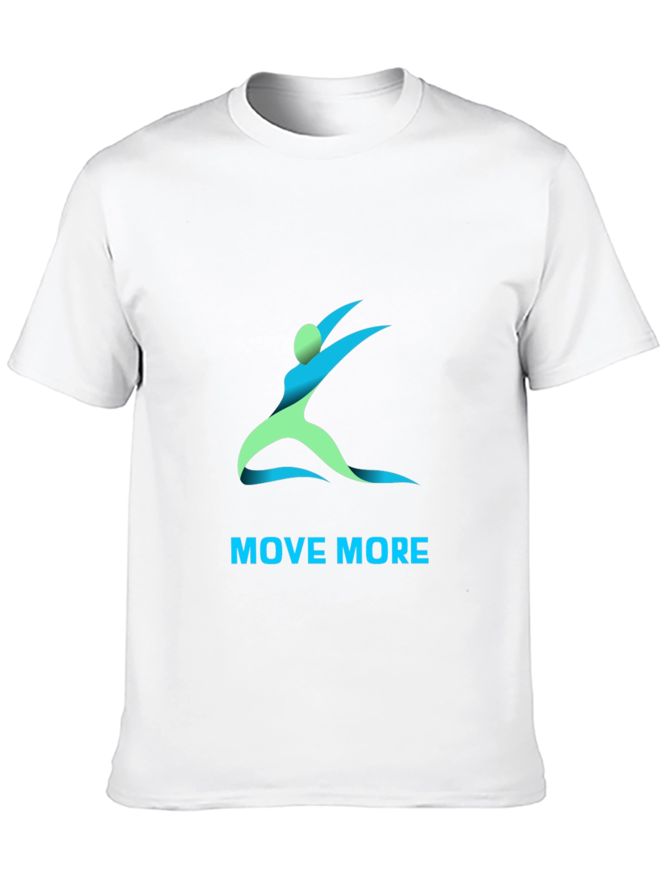 Move More Black T-Shirt - Stylish Active Wear