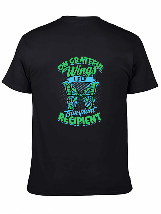 Grateful Wings Transplant Recipient Graphic T-Shirt