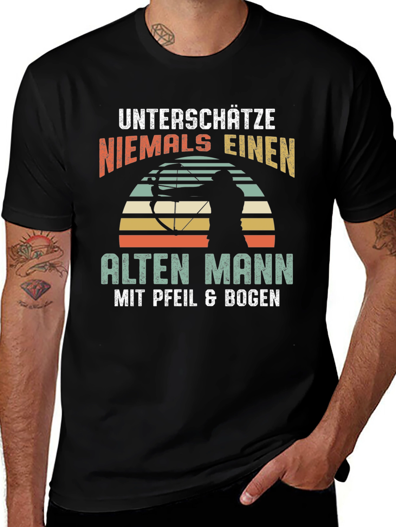 Archer Old Man T-Shirt - Never Underestimate