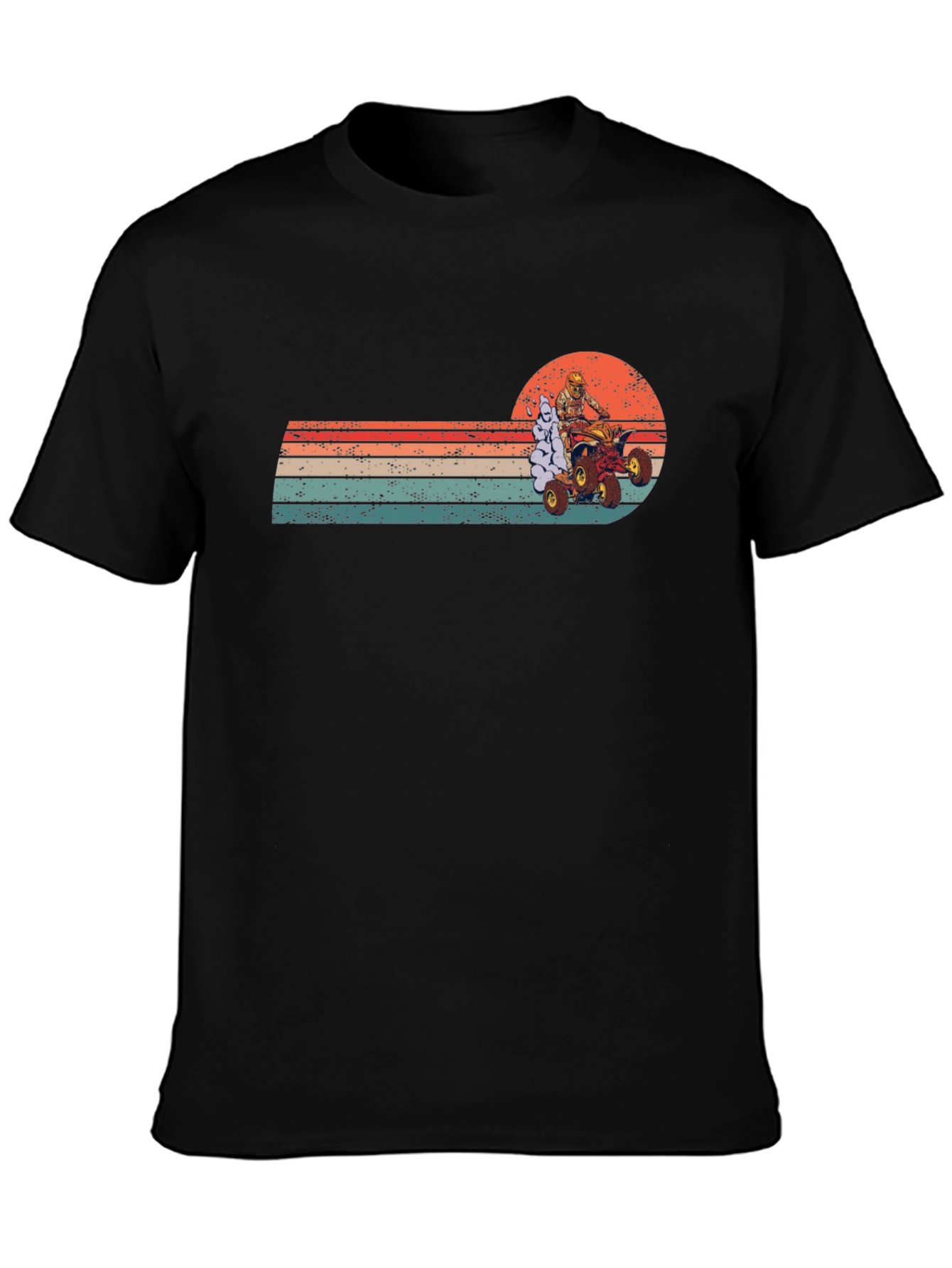 Retro ATV Rider T-Shirt - Off Road Adventure