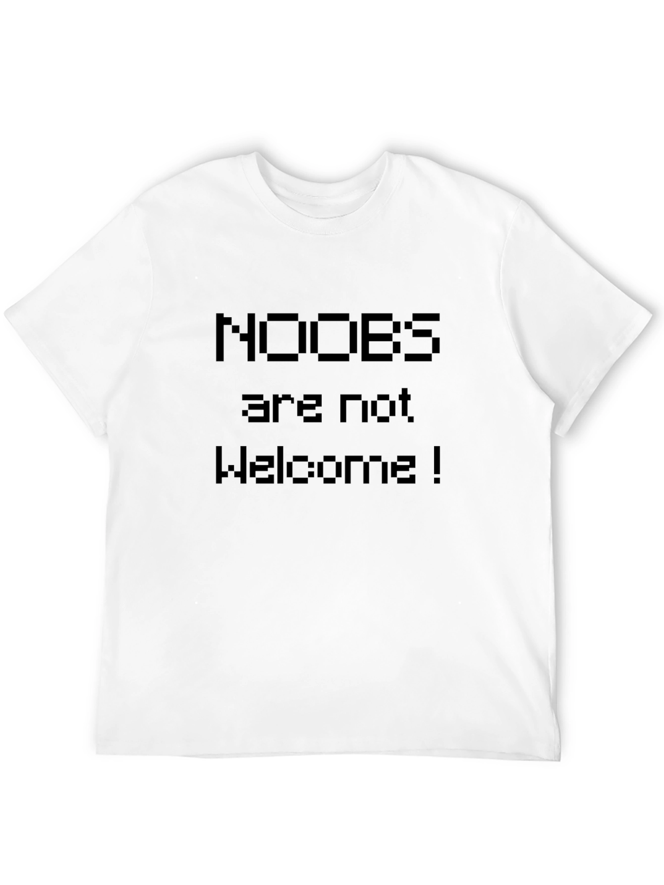 NOOBS Not Welcome Black Tee