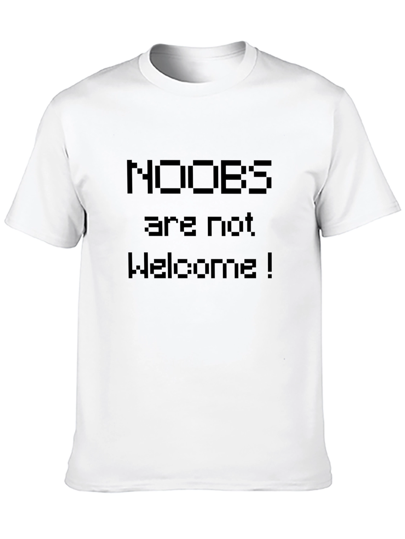 NOOBS Not Welcome Black Tee