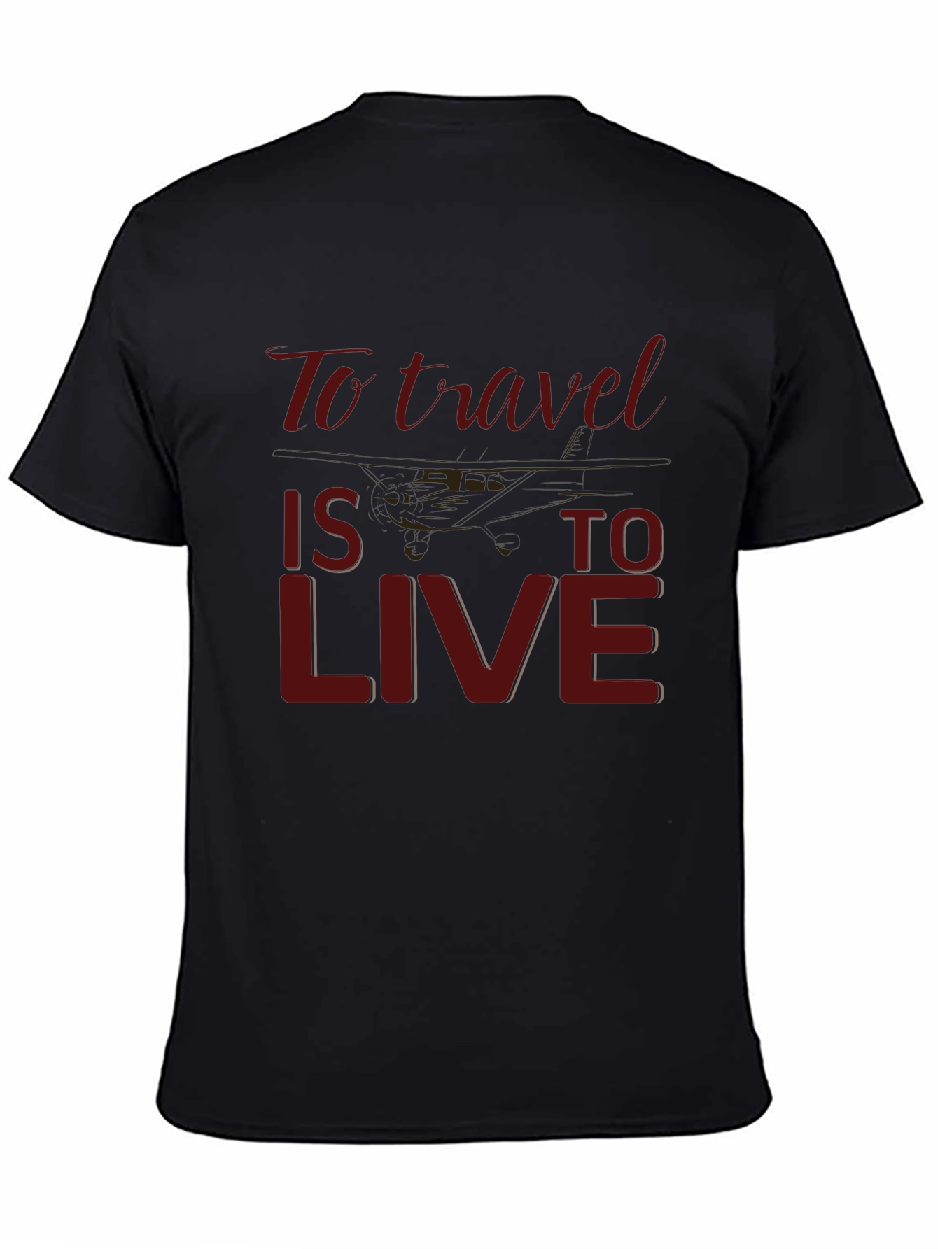 Travel Is To Live Graphic T-Shirt