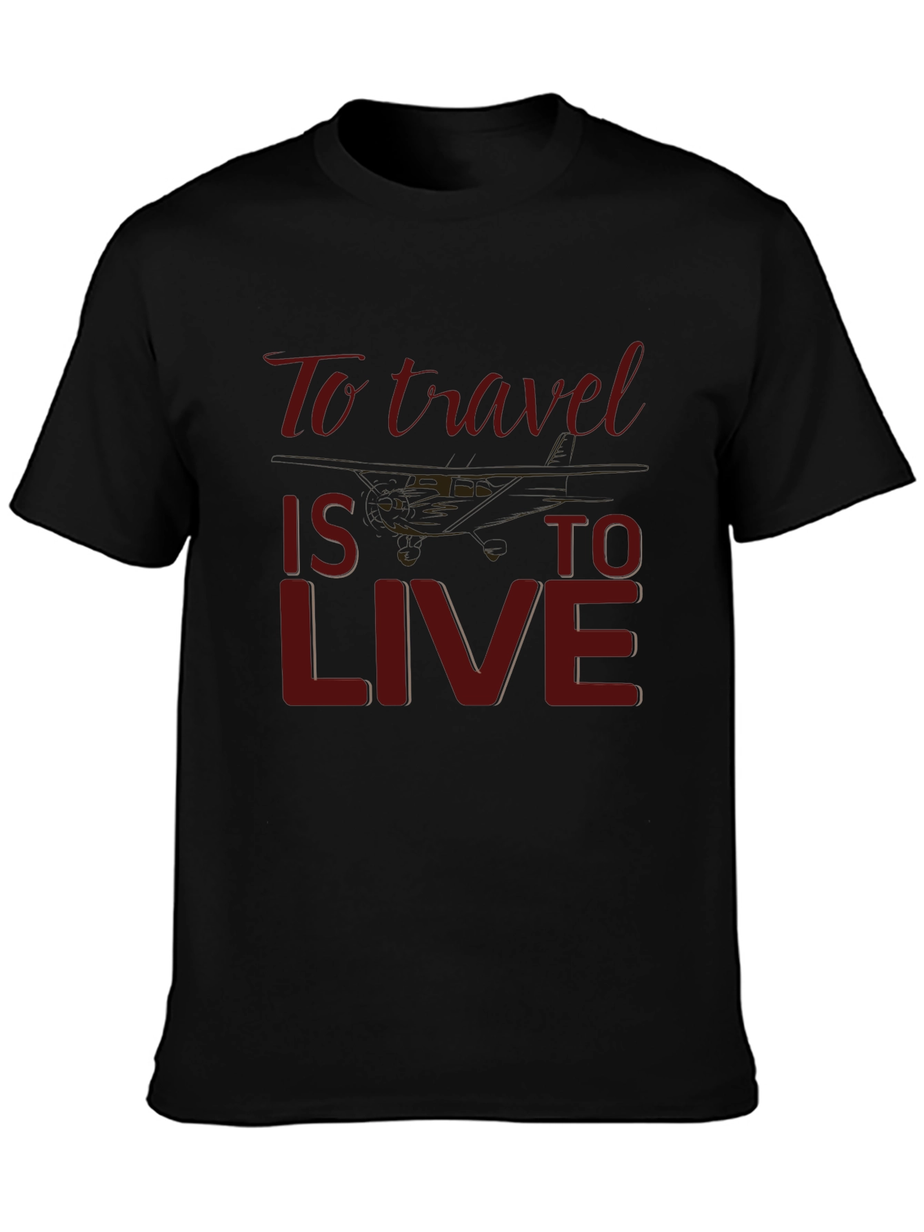 Travel Is To Live Graphic T-Shirt