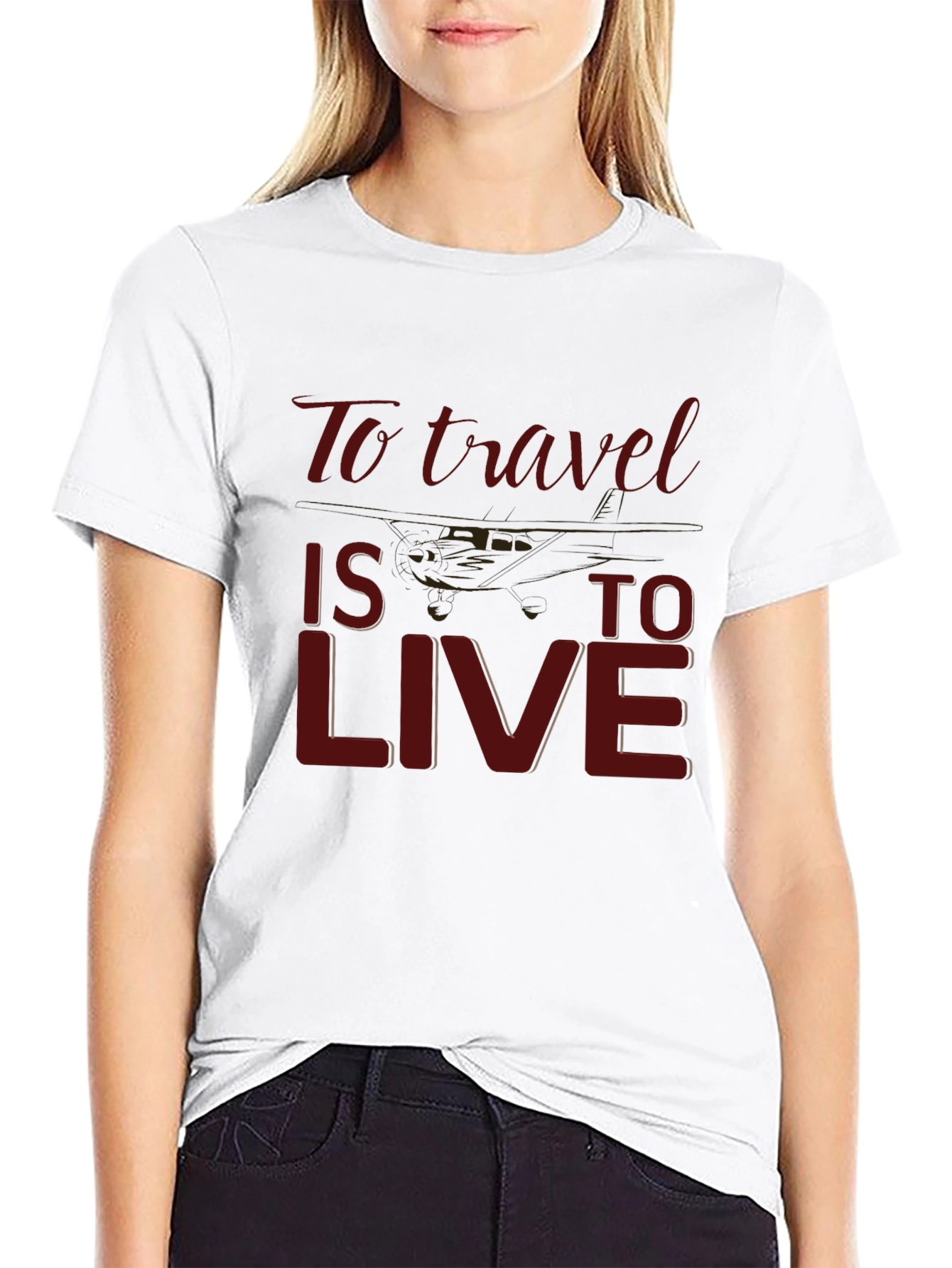 Travel Is To Live Graphic T-Shirt