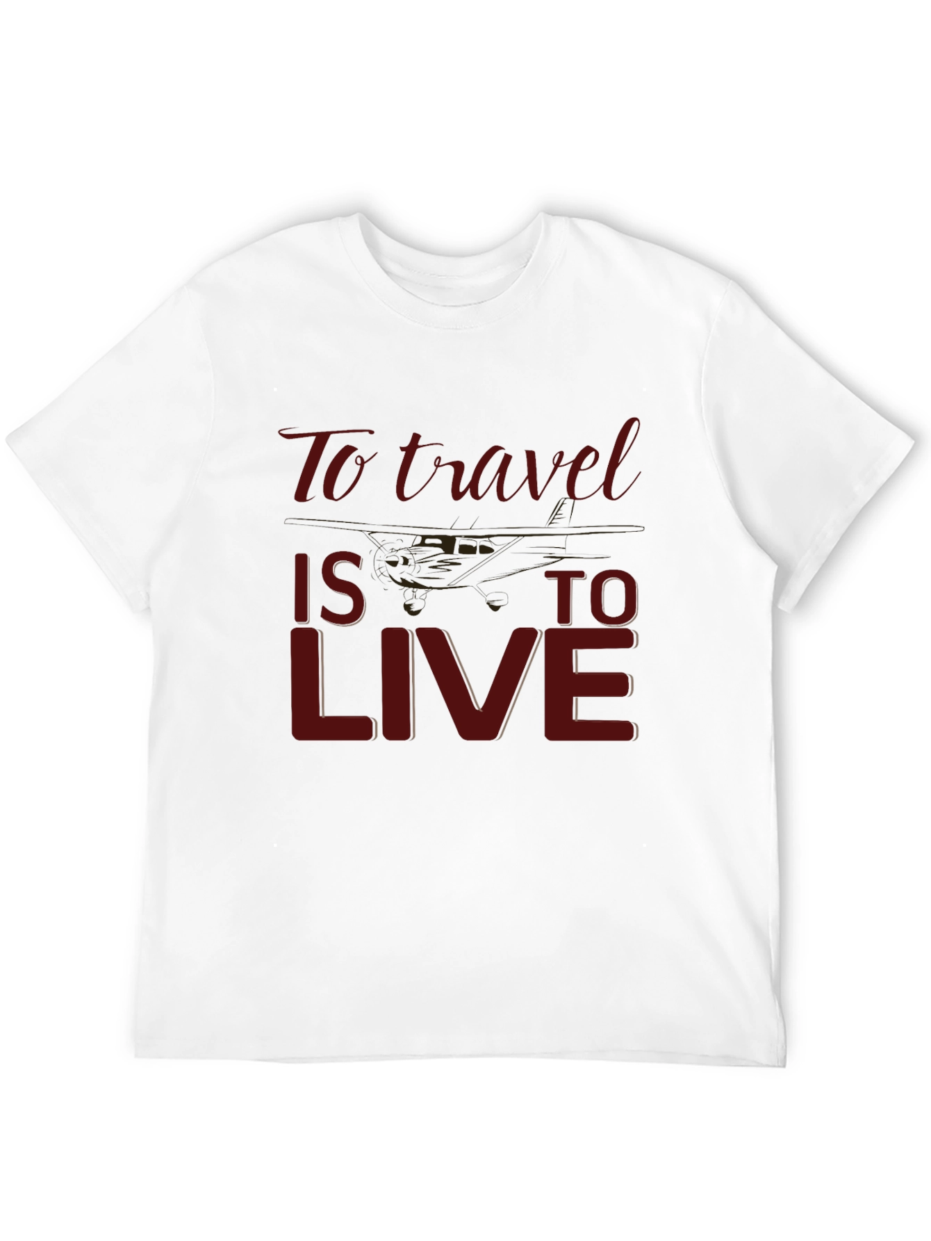 Travel Is To Live Graphic T-Shirt