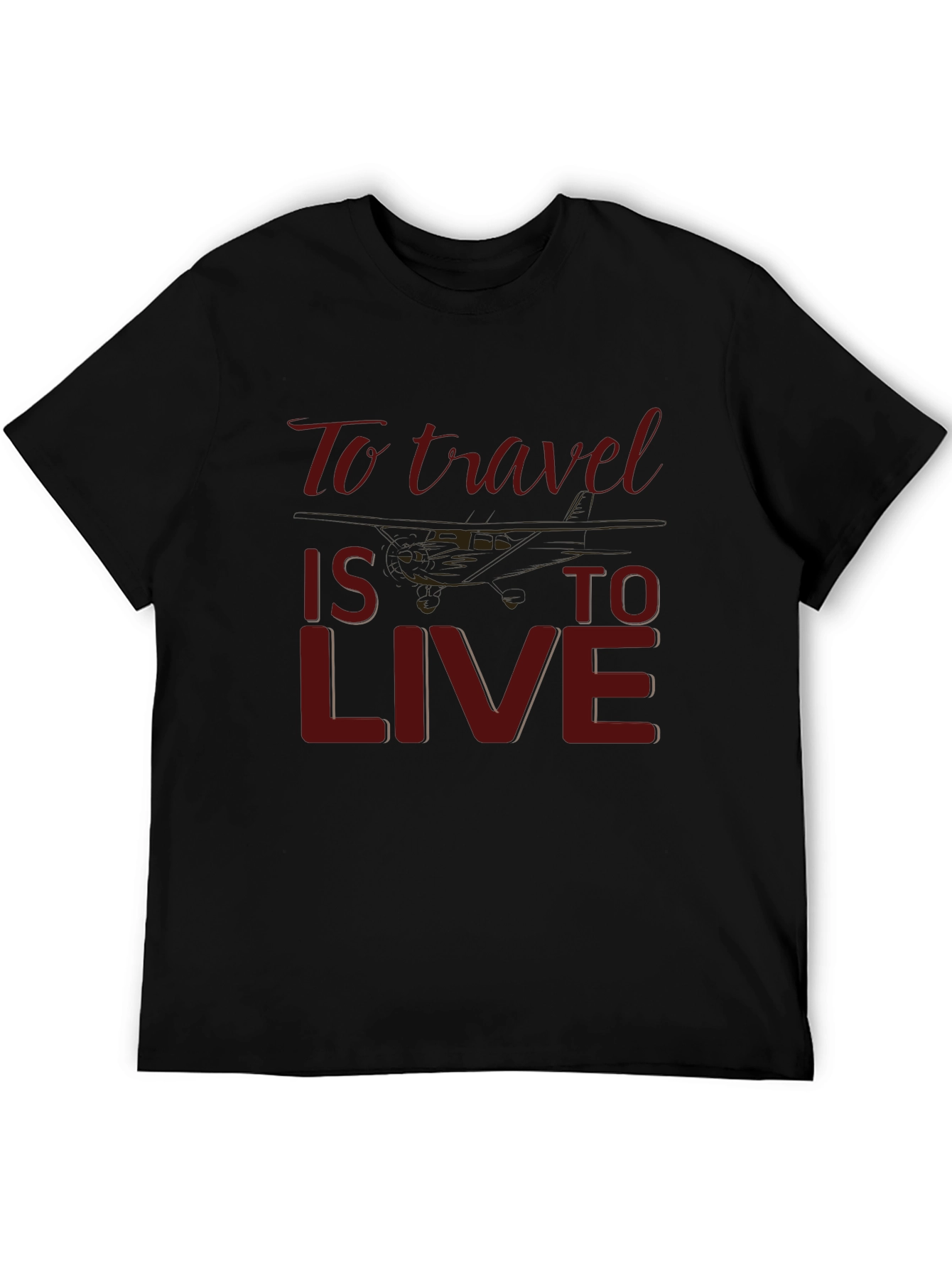 Travel Is To Live Graphic T-Shirt