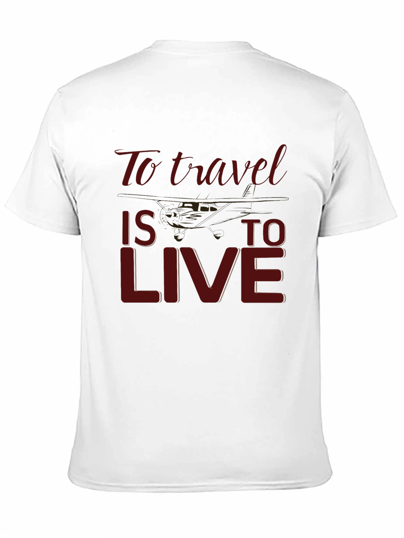 Travel Is To Live Graphic T-Shirt