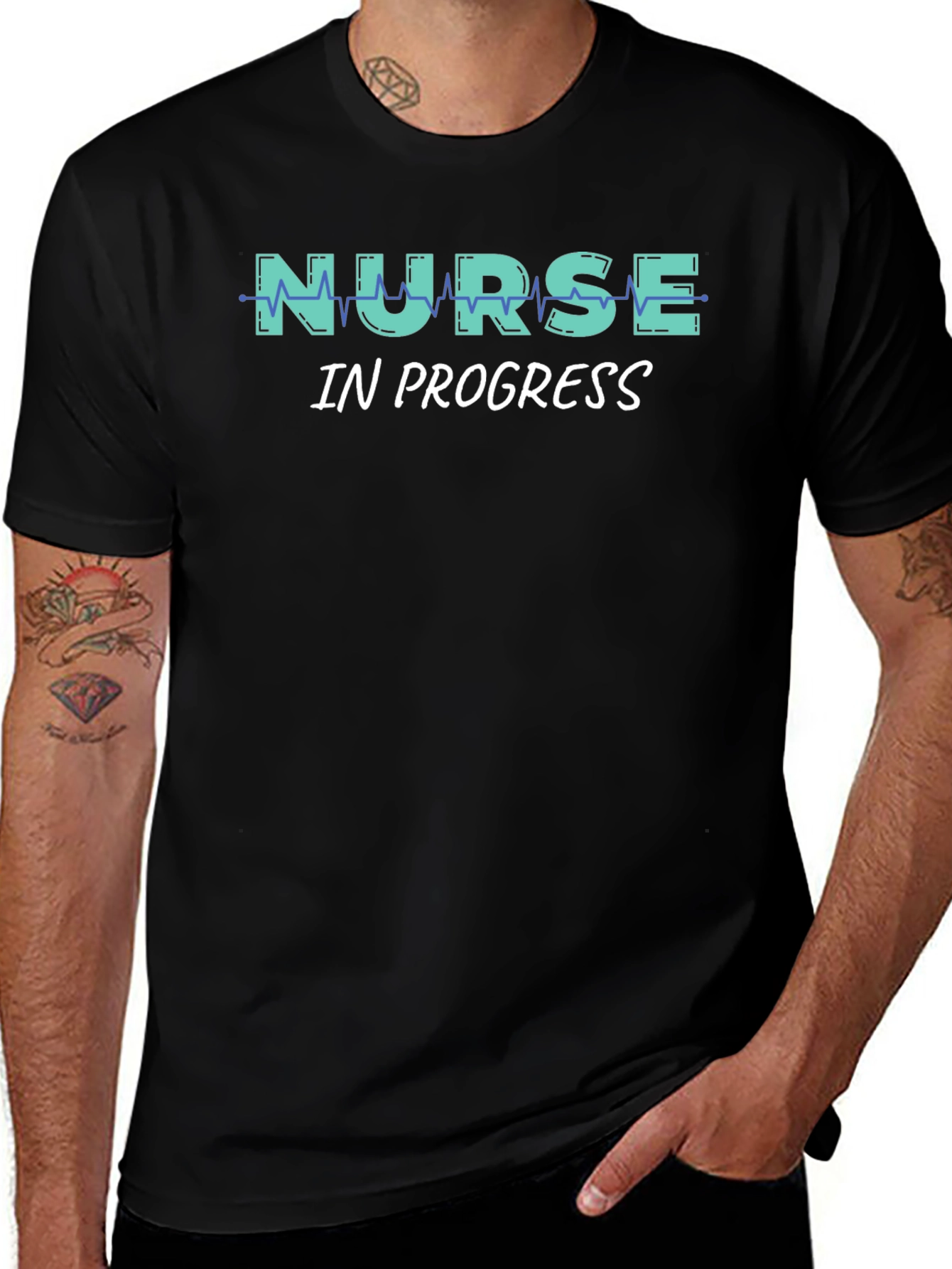 Nurse in Progress Graphic Tee - Future Healthcare Hero