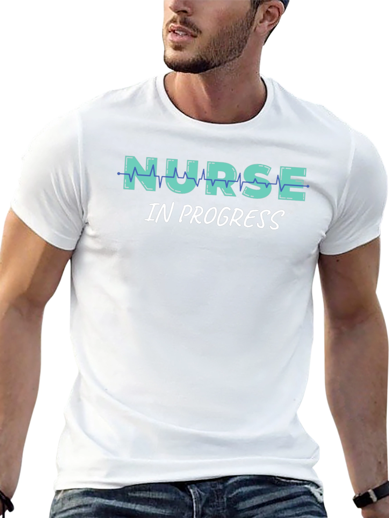 Nurse in Progress Graphic Tee - Future Healthcare Hero
