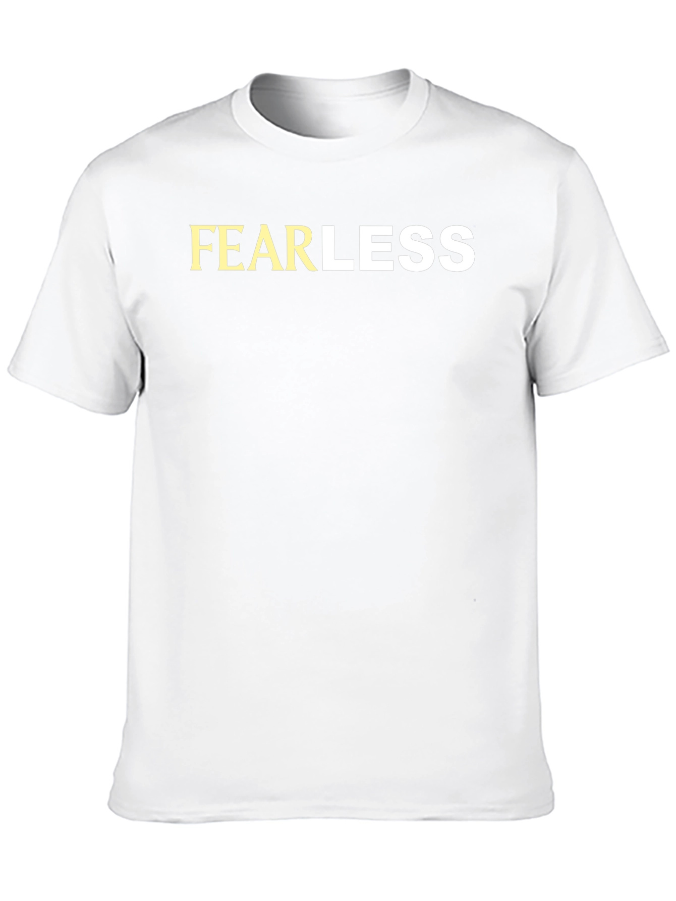 Fearless Graphic Tee - Black Crewneck T-Shirt