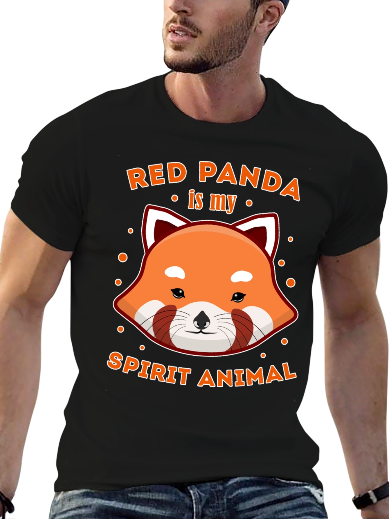 Red Panda Spirit Animal T-Shirt - Cute Graphic Tee