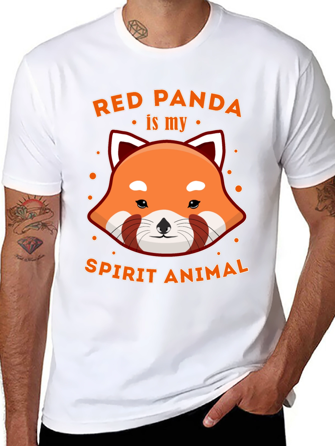 Red Panda Spirit Animal T-Shirt - Cute Graphic Tee