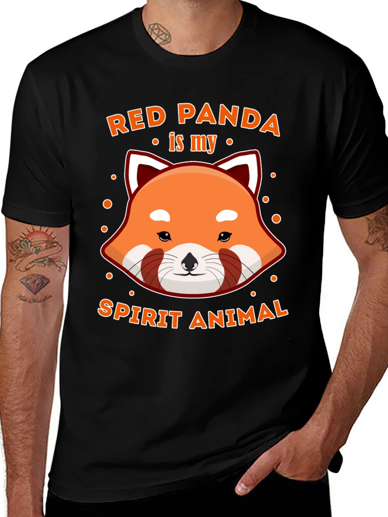 Red Panda Spirit Animal T-Shirt - Cute Graphic Tee