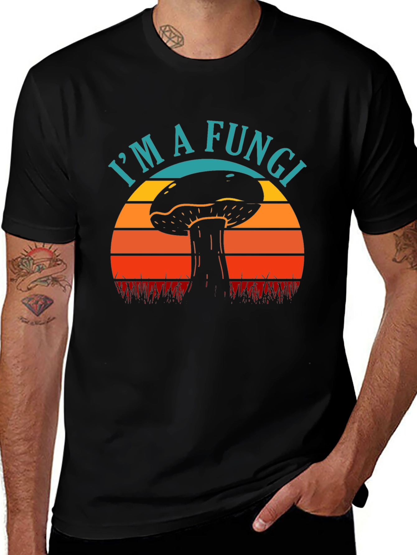 Im A Fungi Retro Mushroom T-Shirt