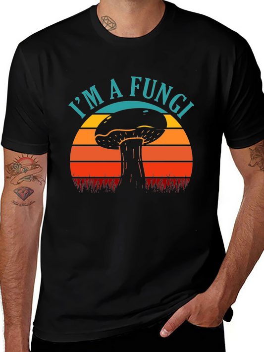 Im A Fungi Retro Mushroom T-Shirt