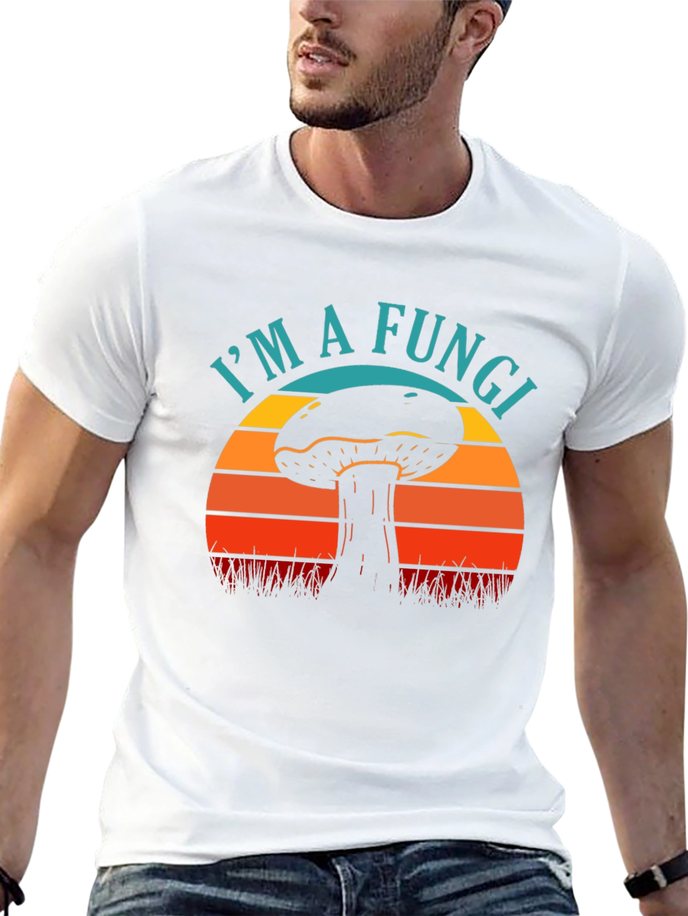 Im A Fungi Retro Mushroom T-Shirt