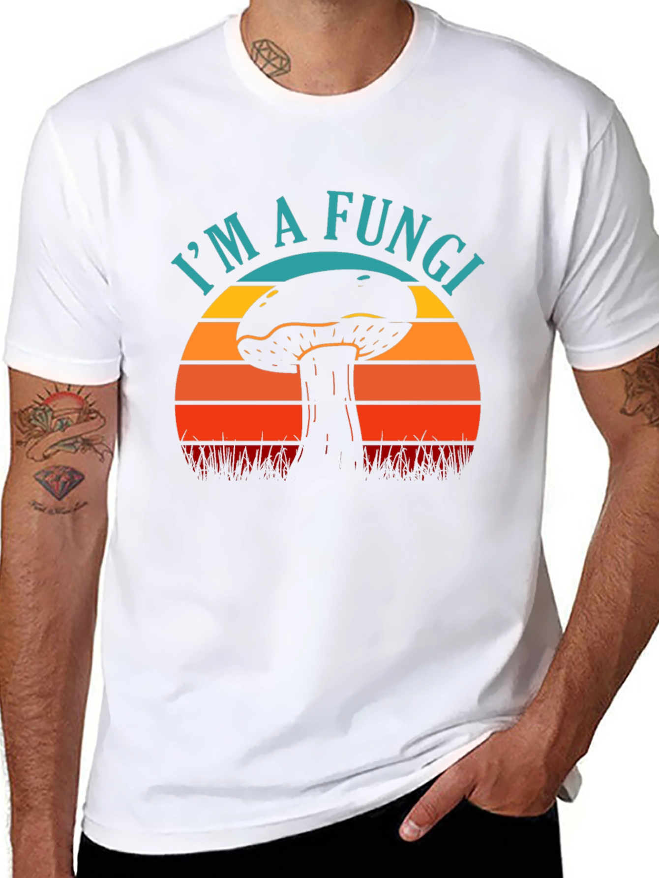 Im A Fungi Retro Mushroom T-Shirt