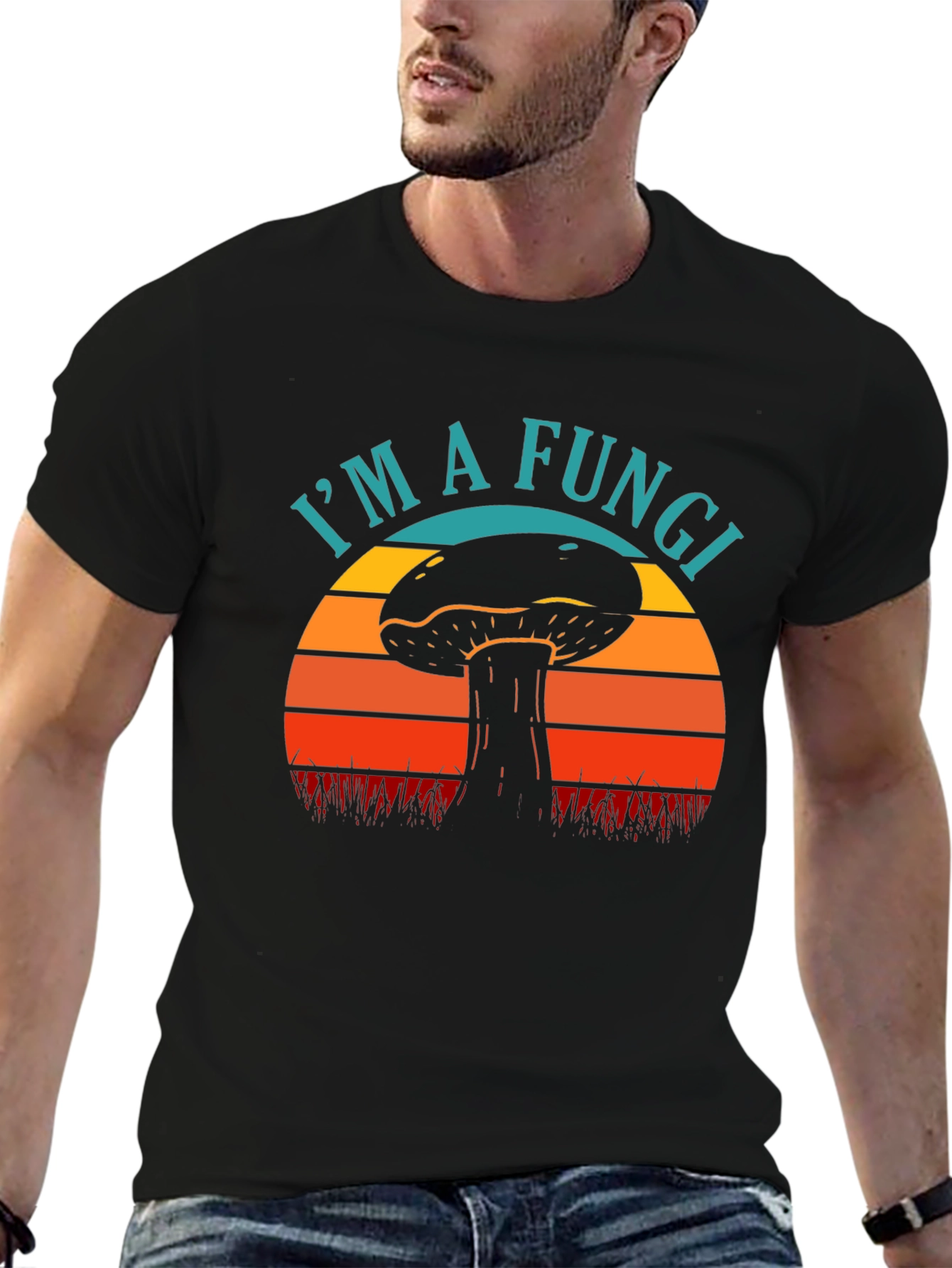 Im A Fungi Retro Mushroom T-Shirt