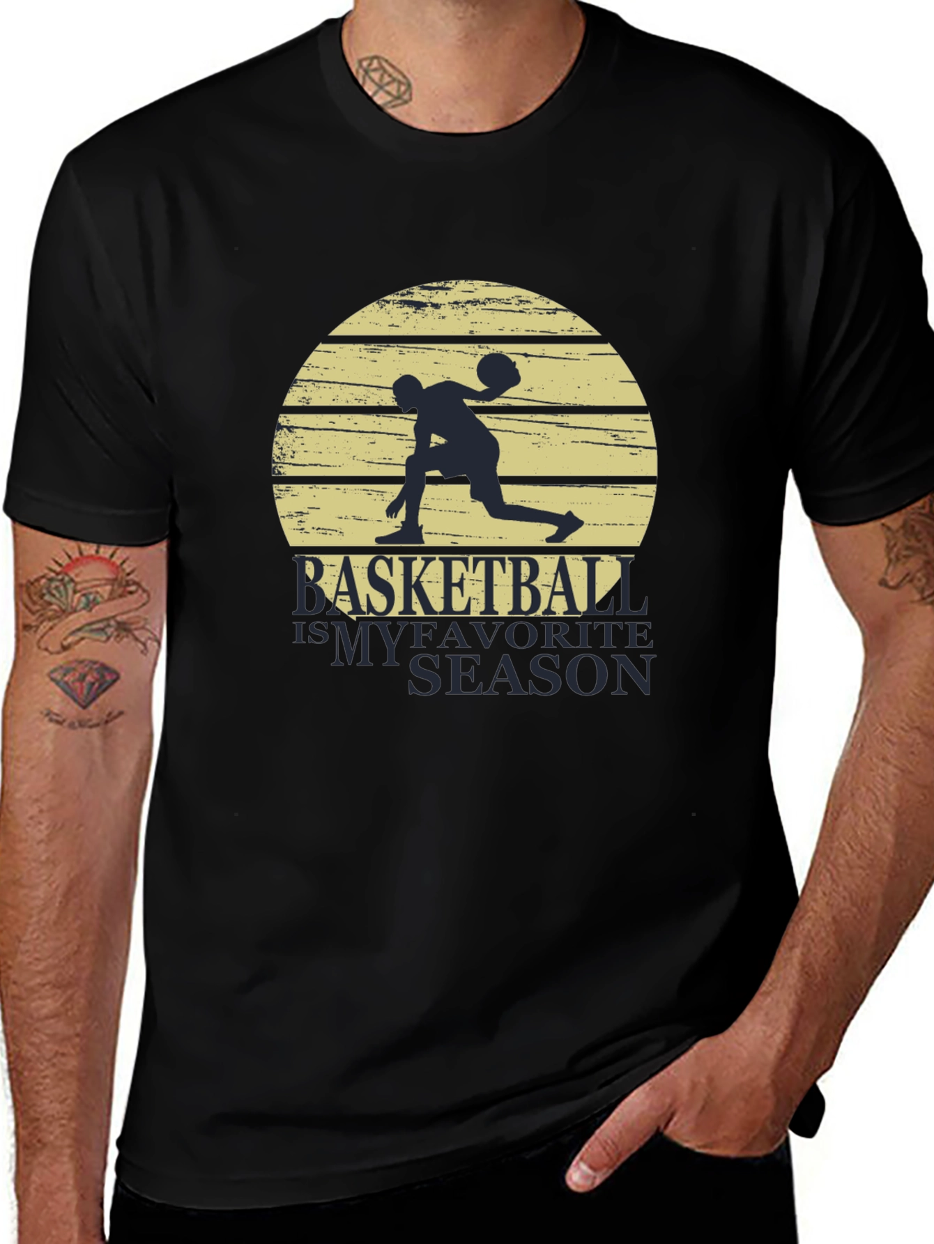 Basketball My Favorite Season Graphic Tee