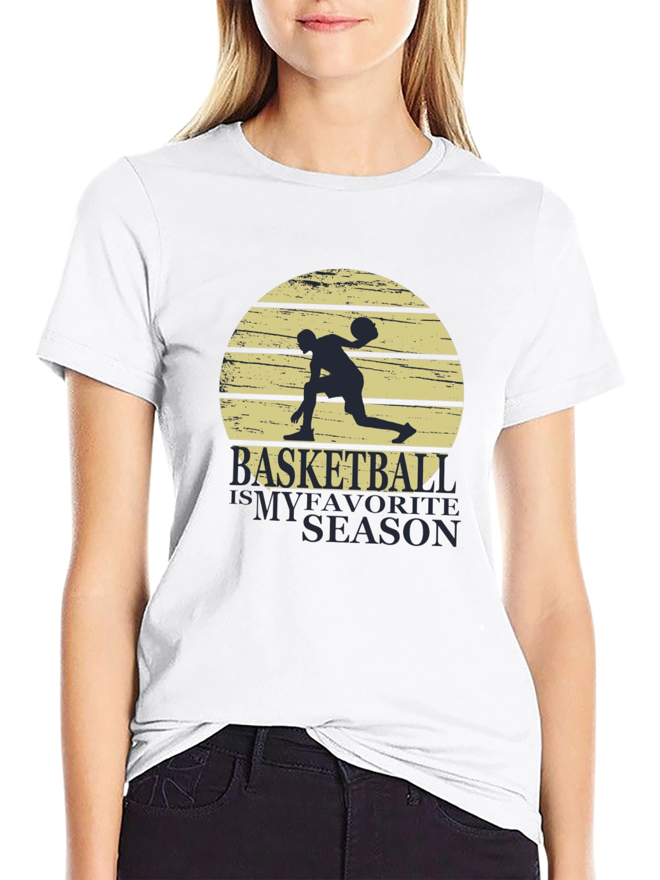 Basketball My Favorite Season Graphic Tee