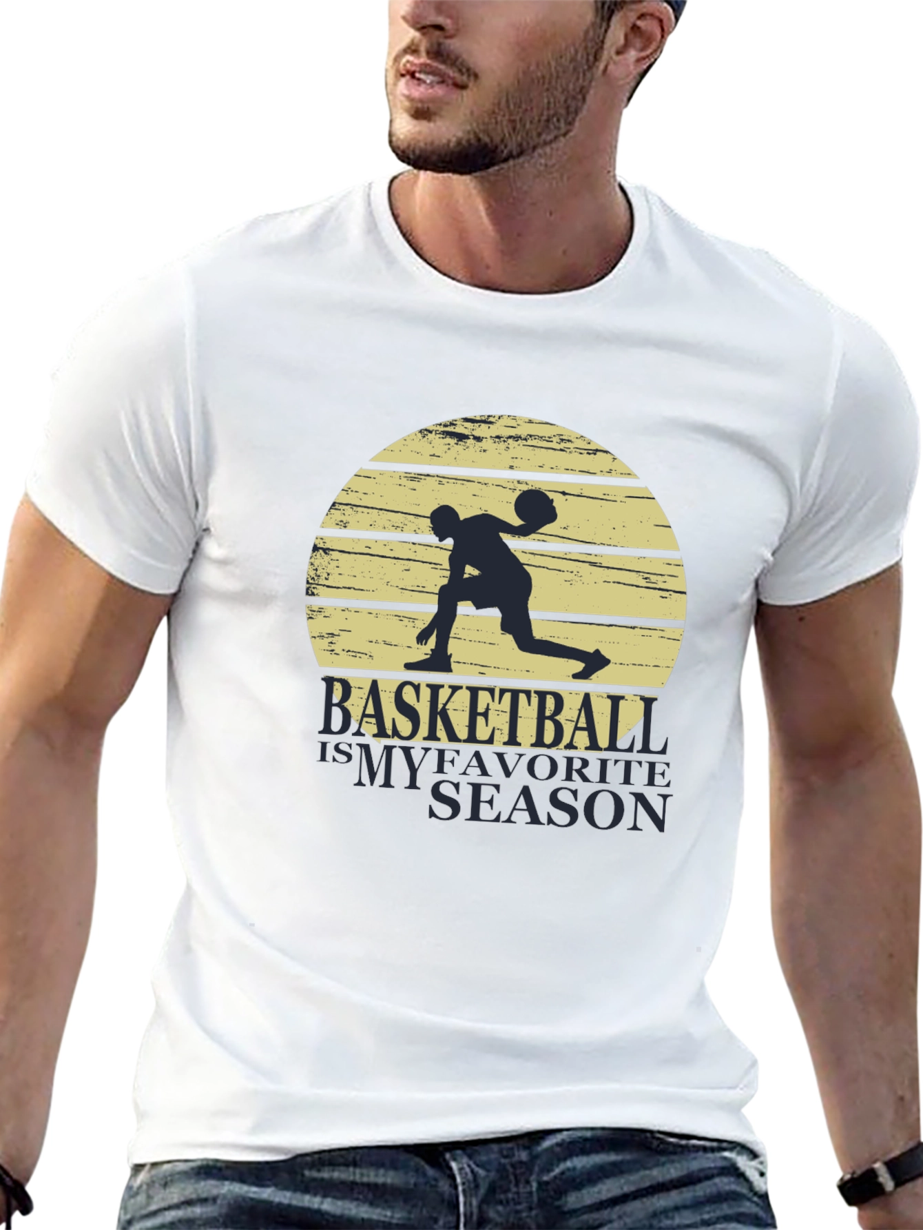 Basketball My Favorite Season Graphic Tee