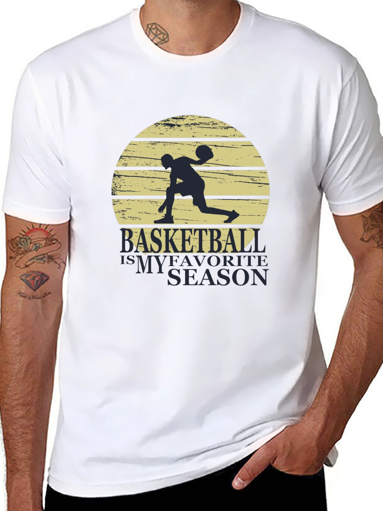 Basketball My Favorite Season Graphic Tee