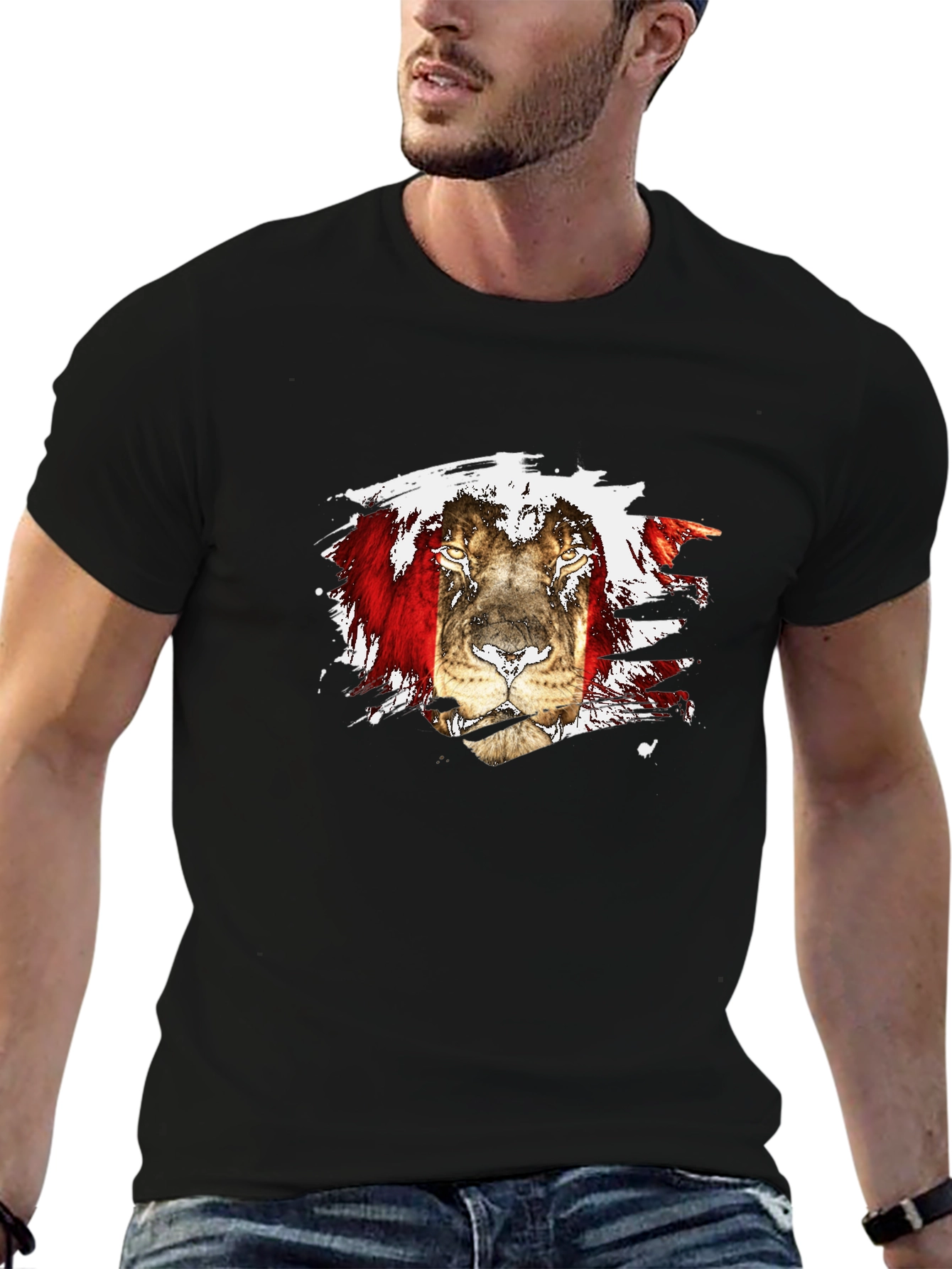Lion Graphic Tee - Unique Style