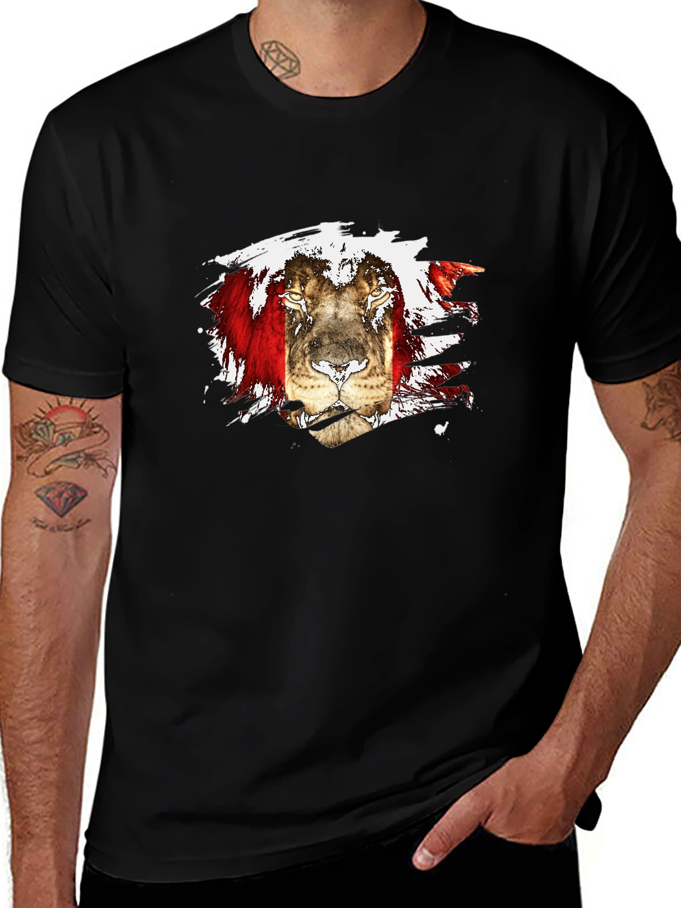Lion Graphic Tee - Unique Style
