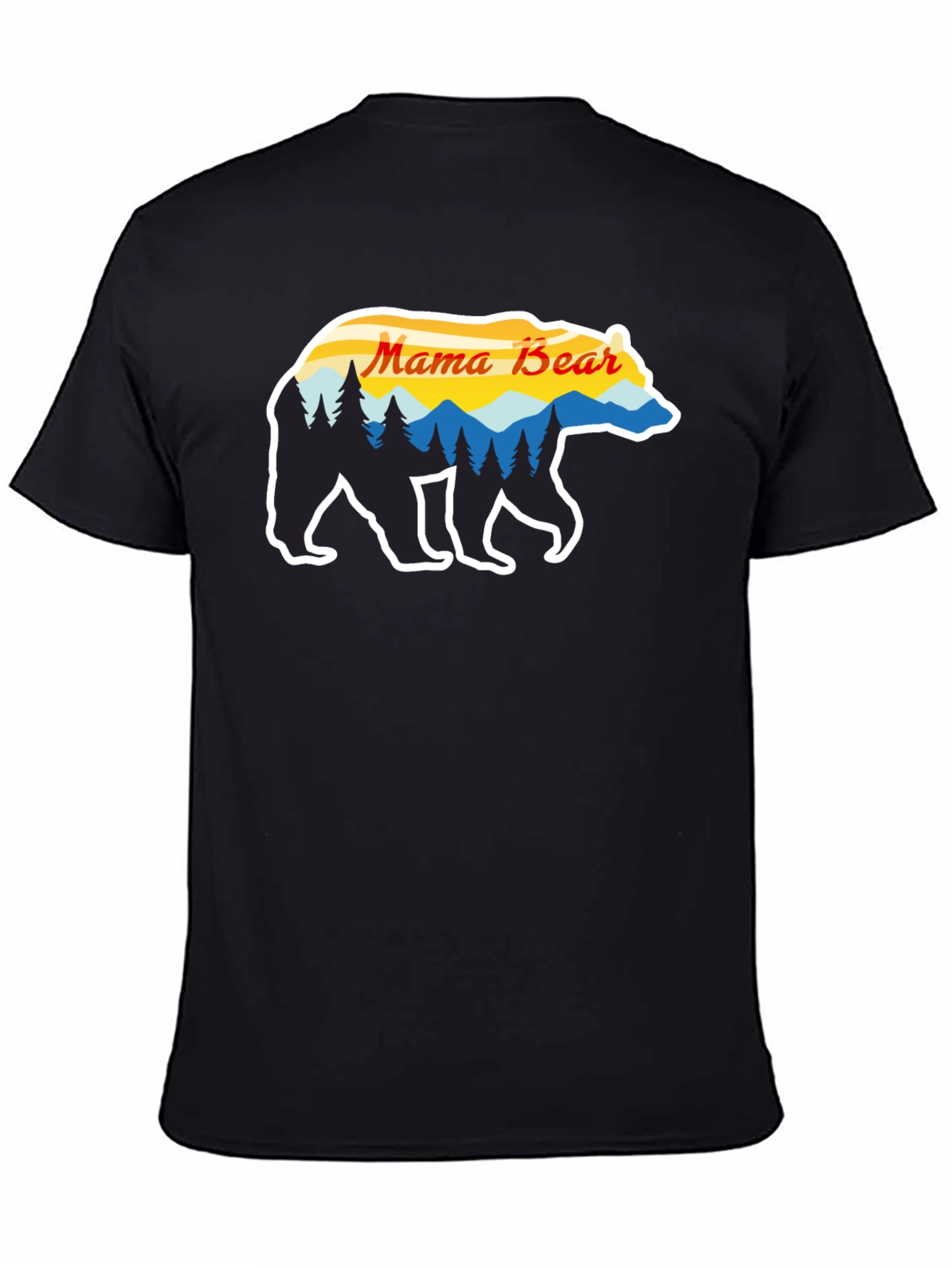 Mama Bear Graphic Tee - Nature Inspired Design